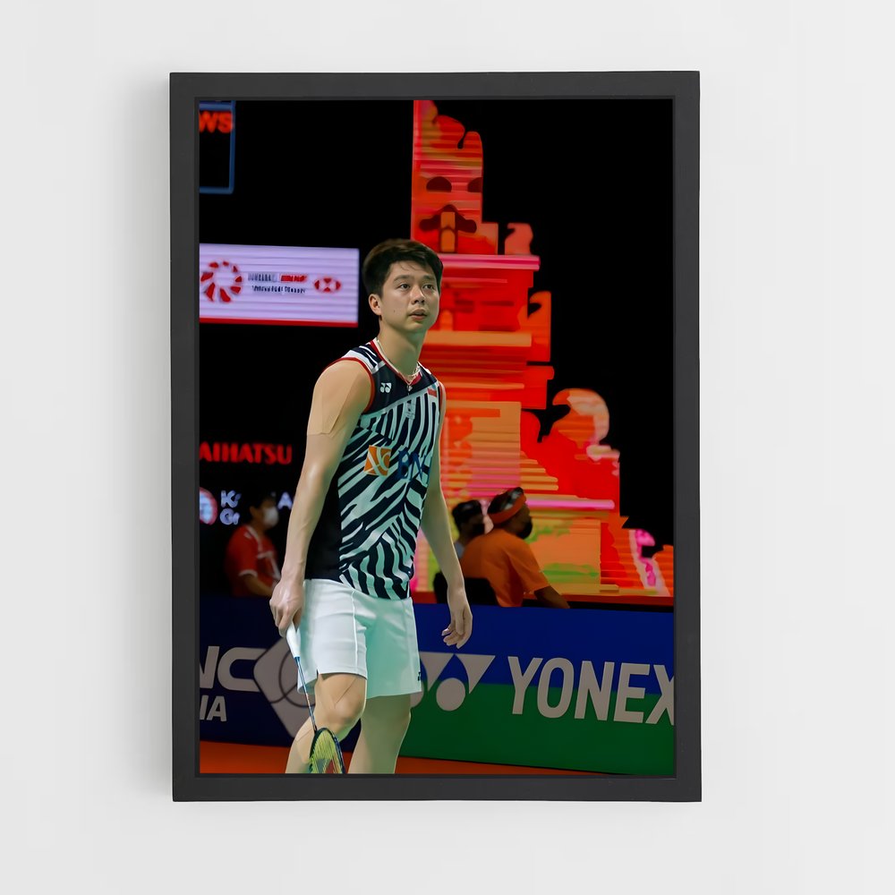 Poster Kevin sanjaya – affiche Badminton (vue 2)